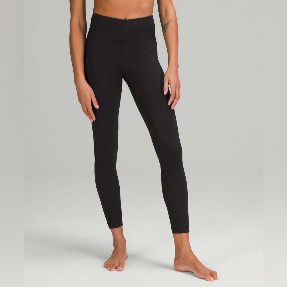 Lululemon back zip high rise paddle tight 28”
